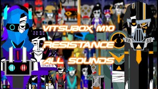 Incredibox Scratch  Vitsubox M10  Resistance  All Sounds Together [upl. by Aizitel]