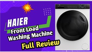 HW80IM12929C Haier New launch Front Load Washing Machine full demonstration 2022Haier Front load [upl. by Pardew465]