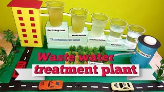 How to make waste water treatment plantSchool project for exhibitionSst projectKansal Creation [upl. by Emalee]