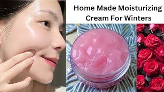 Homemade Rose Moisturizer For Winters  Get Fair Spotless amp Pinkish Glowing Skin Hinaya [upl. by Lissy114]