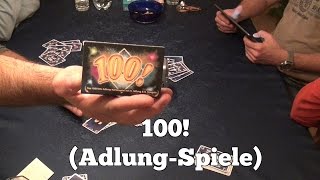 Test 100 AdlungSpiele Rezension und Beispielrunde von SpielePodcastde [upl. by Llehsram]