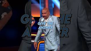 This Answer Has Steve Harvey FLABBERGASTED  Celebrity Family Feud shorts [upl. by Ahsinrev]