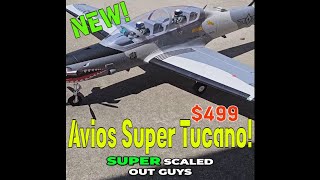 Unbelievably Super Scaled Out NEW 16m Avios Super Tucano wRetracts [upl. by Simaj]