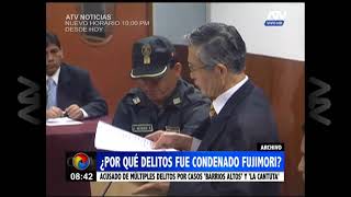 ¿Por qué delitos fue condenado Fujimori [upl. by Stormi]