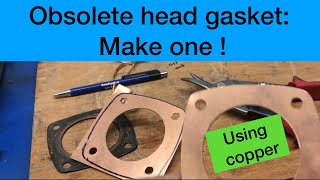 Rotax 185 copper head gasket fabrication [upl. by Sisco]