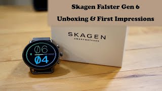 Skagen Falster Gen 6 Unboxing and First Impressions [upl. by Hare]