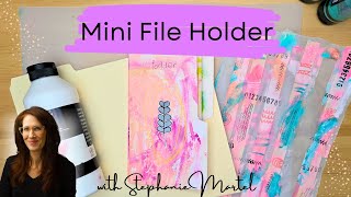 Make Mini Holder With File Folder [upl. by Sulienroc]