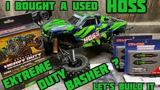 Traxxas hoss gets cleaned amp 9080 G extreme heavy duty upgrades [upl. by Asillam]