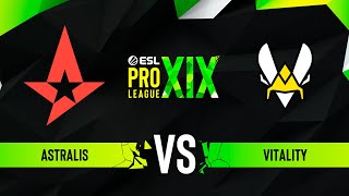 Astralis vs Vitality  ESL Pro League Season 19  Semifinal [upl. by Araz]