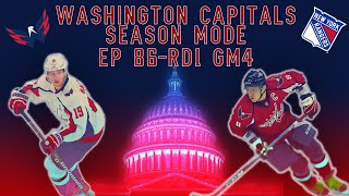 NHL 13  Washington Capitals Season Mode  EP86 PLAYOFFS Round 1 Game 4  New York Rangers [upl. by Barcus]