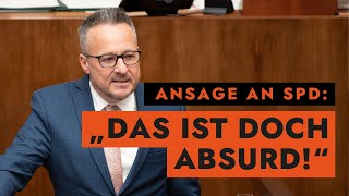 quotDas ist doch völlig absurdquot CDUAbgeordneter Heiko Strohmann mit klarer Ansage an die SPD [upl. by Lilli]