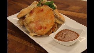 Goan Brinjal Fritters with Tangy Sauce  Sanjeev Kapoor Khazana [upl. by Naud690]