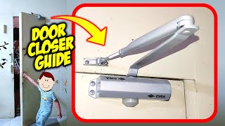 Automatic Door Closer How to Install amp Set Properly [upl. by Hanas]