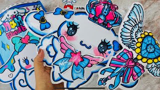 Cinnamoroll Blind Bag Skincare Makeup amp Outfit Transformation  DIY Paper Craft Tutorial [upl. by Liamaj673]