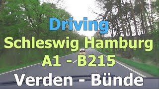 Driving from Schleswig to Bünde Germany [upl. by Haleemak]