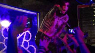 Black Veil Brides  Knives and Pens live  Emos in Austin 10510 [upl. by Gnem]