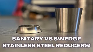 Sanitary VS Swedge 304 stainless steel reducers  Custom Fabrication and Tig Welding Exhaust [upl. by Clementina]