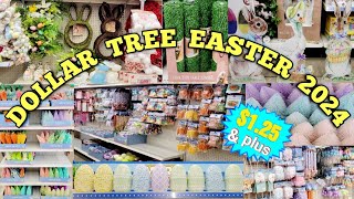 COME WITH ME TO DOLLAR TREE ALL NEW EASTER 2024 [upl. by Farrington66]