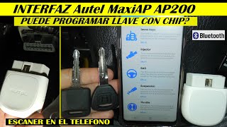 Como Programar una Llave con chip con Interfaz AUTEL y telefono [upl. by Olav]