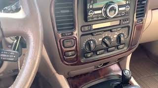 How to operate rear diff lock on a 1998 Toyota Land Cruiser [upl. by Inajna]