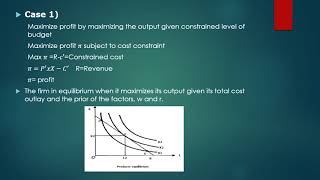 Iso quant and Producer’s equilibrium [upl. by Ainez]