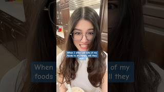 When I offer last bite of my foods to my family…😝 funnyvideo comedy reaction family [upl. by Auoh534]