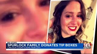 Spurlock family donates tip boxes [upl. by Harac]