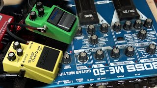 Boss ME50 Overdrives comparison [upl. by Yerrot]