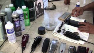 Oster Speed Line Clippers  How to Sharpen Clippers by David Warren [upl. by Minetta]