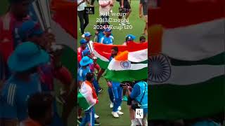 T20 World Cup 2024 winner  Indian mens cricket team  yt india team virat kohli cricket [upl. by Eimmac994]