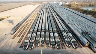 Cimetière à TGV en drone 🚄 [upl. by Angelina]