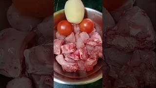 Tomato aloo diye chicken recipe🍅🥚🐔 [upl. by Winnah]