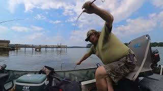 Catfishing with Grandaddy on Lake Wateree [upl. by Hinda]