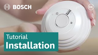 Installation Rauchwarnmelder  Bosch Smart Home [upl. by Eirised536]