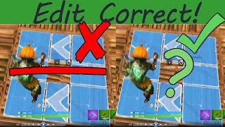 Correctly Edit Stairs  Ramps in Fortnite MUCH FASTER [upl. by Acinomal]