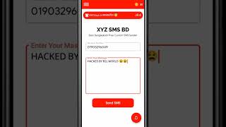 Send Unlimited Custom sms shorts free sms sending apps ytshort b2lworld77 [upl. by Am207]