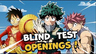 Blind Test Animés  24 OPENINGS [upl. by Omocaig880]