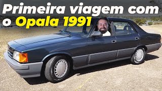 PRIMEIRA VIAGEM DE OPALA COMODORO 1991 História consumo e muito mais  com C6 Tag [upl. by Sabas630]