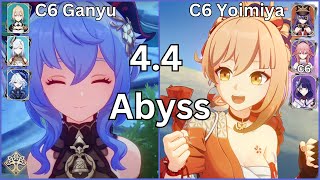 C6 Ganyu C6 Yoimiya amp Yae  Spiral Abyss 44 Floor 12 [upl. by Aifos]