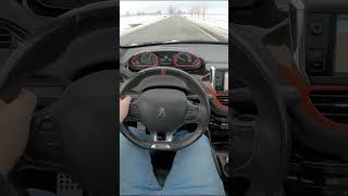 Peugeot 208 GTI 16 200HP Acceleration 0100 [upl. by Suiramaj]