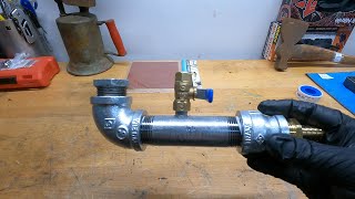 Metering valve build for Harbor Freight blast box [upl. by Niltac]