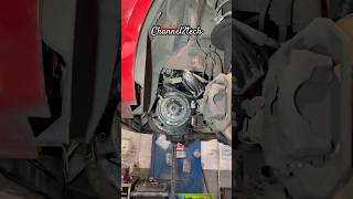 Flywheel locking tool 👀garage repair clutch flywheel cars service fail [upl. by Einahpit]