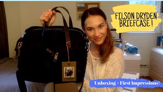 REVIEW  Filson Dryden Briefcase  Unboxing  First Impressions [upl. by Claire]