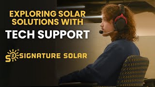 Signature Solar Solutions An Exclusive Tech Support Interview [upl. by Domenech]