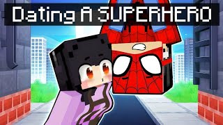 Dating a SUPERHERO in Minecraft [upl. by Sitnalta]