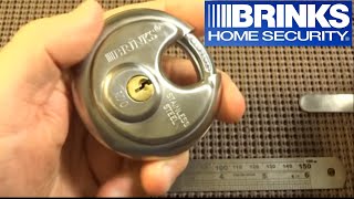 80 Brinks R70 Maximum Security Disc Padlock Picked Open [upl. by Wolfgram561]