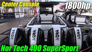 Power Style  2023 Nor Tech 400 Supersport 1800hp Center Console [upl. by Macgregor]