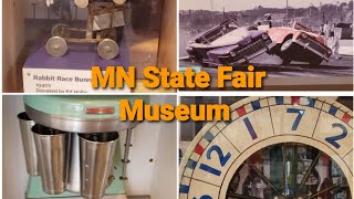 Minnesota State Fair Museum amp Heritage Center Vintage Pics Outfits Fair Items Side Shows Car Races [upl. by Nenney33]