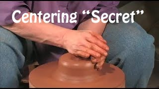 Centering Clay for Pottery Wheel Throwing a Cylinder [upl. by Woodrow475]