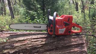 Husqvarna Clone Chinese Big Bore chainsaw [upl. by Jedthus]